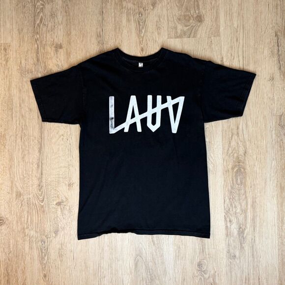 Lauv Concert T-Shirt Autumn Tour 2019 Black White Print Size M Music Tee - Picture 1 of 5